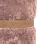 Taburet Ring - inel stejar - stofa E45 - roz Taburet Ring - inel stejar - stofa E45 - roz