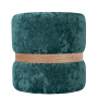 Taburet Ring - inel stejar - stofa E22 - turcoaz Taburet Ring - inel stejar - stofa E22 - turcoaz