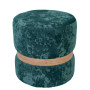 Taburet Ring - inel stejar - stofa E22 - turcoaz Taburet Ring - inel stejar - stofa E22 - turcoaz