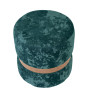 Taburet Ring - inel stejar - stofa E22 - turcoaz Taburet Ring - inel stejar - stofa E22 - turcoaz