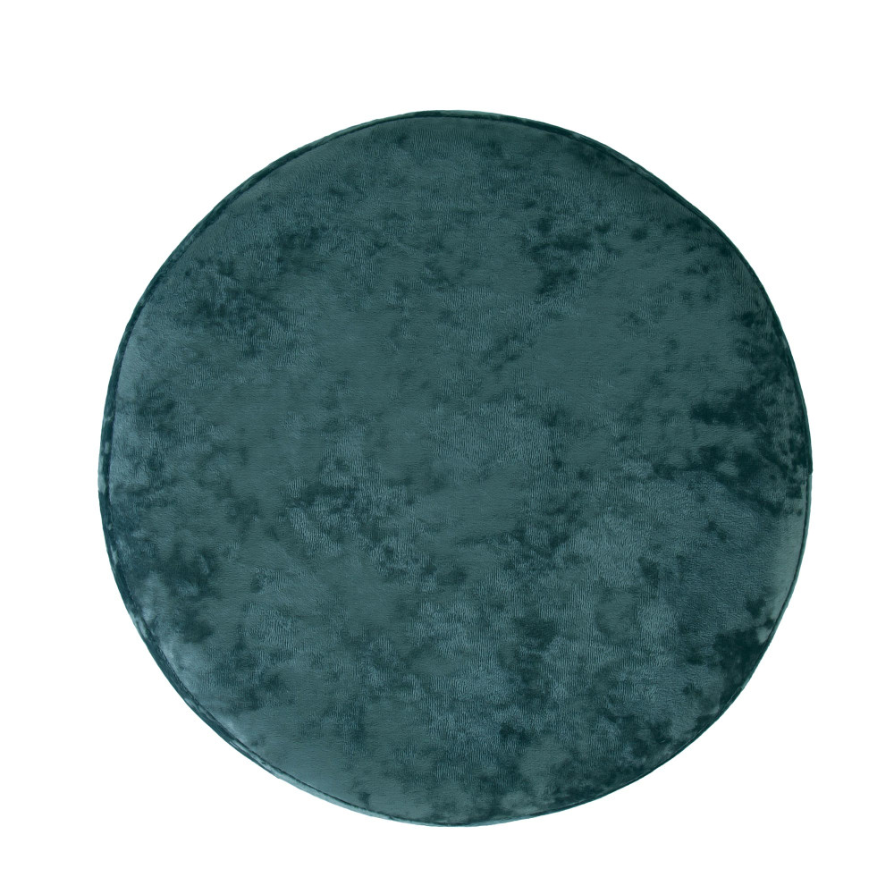Taburet Ring - inel stejar - stofa E22 - turcoaz Taburet Ring - inel stejar - stofa E22 - turcoaz