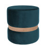 Taburet Ring - inel stejar - stofa H13 - turcoaz Taburet Ring - inel stejar - stofa H13 - turcoaz