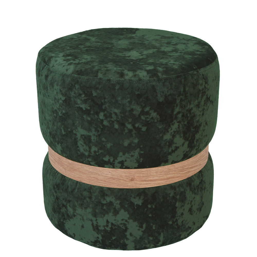 Taburet Ring - inel stejar - stofa E57 - verde Taburet Ring - inel stejar - stofa E57 - verde