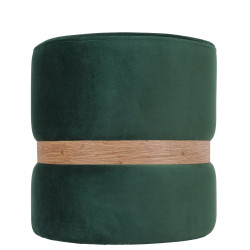 Taburet Ring - inel stejar - stofa H56 - verde Taburet Ring - inel stejar - stofa H56 - verde
