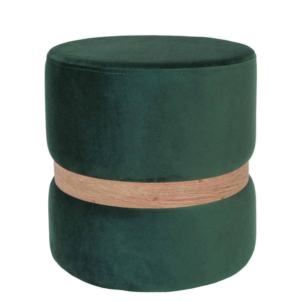 Taburet Ring - inel stejar - stofa H56 - verde Taburet Ring - inel stejar - stofa H56 - verde