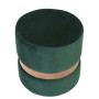 Taburet Ring - inel stejar - stofa H56 - verde Taburet Ring - inel stejar - stofa H56 - verde