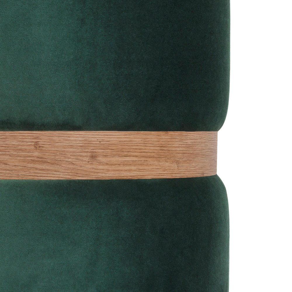 Taburet Ring - inel stejar - stofa H56 - verde Taburet Ring - inel stejar - stofa H56 - verde