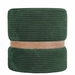 Taburet Ring - inel stejar - stofa L56 - verde