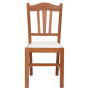 Scaun Silvana - cadru cires - imitatie piele alb - 21894 Scaun Silvana - cadru cires - imitatie piele alb - 21894