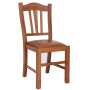Scaun Silvana - cadru cires - imitatie piele coniac - 8070 Scaun Silvana - cadru cires - imitatie piele coniac - 8070