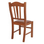 Scaun Silvana - cadru cires - imitatie piele coniac - 8070 Scaun Silvana - cadru cires - imitatie piele coniac - 8070