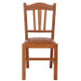 Scaun Silvana - cadru cires - imitatie piele coniac - 8070 Scaun Silvana - cadru cires - imitatie piele coniac - 8070