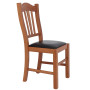 Scaun Silvana - cadru cires - imitatie piele negru - 21901 Scaun Silvana - cadru cires - imitatie piele negru - 21901
