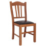 Scaun Silvana - cadru cires - imitatie piele wenge - 21835 Scaun Silvana - cadru cires - imitatie piele wenge - 21835