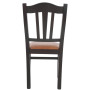 Scaun Silvana - cadru wenge - imitatie piele coniac - 8070 Scaun Silvana - cadru wenge - imitatie piele coniac - 8070