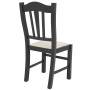 Scaun Silvana - cadru wenge - imitatie piele crem - 21834 Scaun Silvana - cadru wenge - imitatie piele crem - 21834