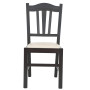 Scaun Silvana - cadru wenge - imitatie piele crem - 21834 Scaun Silvana - cadru wenge - imitatie piele crem - 21834