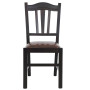 Scaun Silvana - cadru wenge - imitatie piele maro - 15611 Scaun Silvana - cadru wenge - imitatie piele maro - 15611
