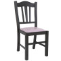 Scaun Silvana - cadru wenge - imitatie piele mov - 21897 Scaun Silvana - cadru wenge - imitatie piele mov - 21897