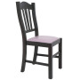 Scaun Silvana - cadru wenge - imitatie piele mov - 21897 Scaun Silvana - cadru wenge - imitatie piele mov - 21897