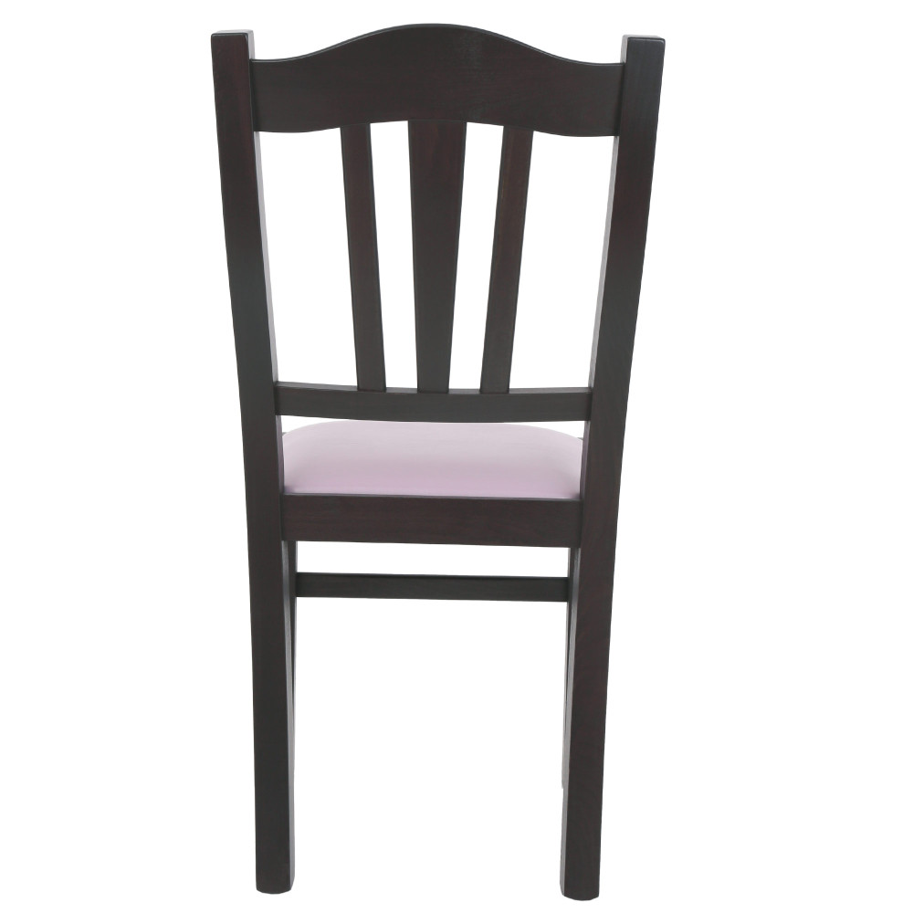Scaun Silvana - cadru wenge - imitatie piele mov - 21897 Scaun Silvana - cadru wenge - imitatie piele mov - 21897