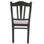 Scaun Silvana - cadru wenge - imitatie piele mov - 21897 Scaun Silvana - cadru wenge - imitatie piele mov - 21897