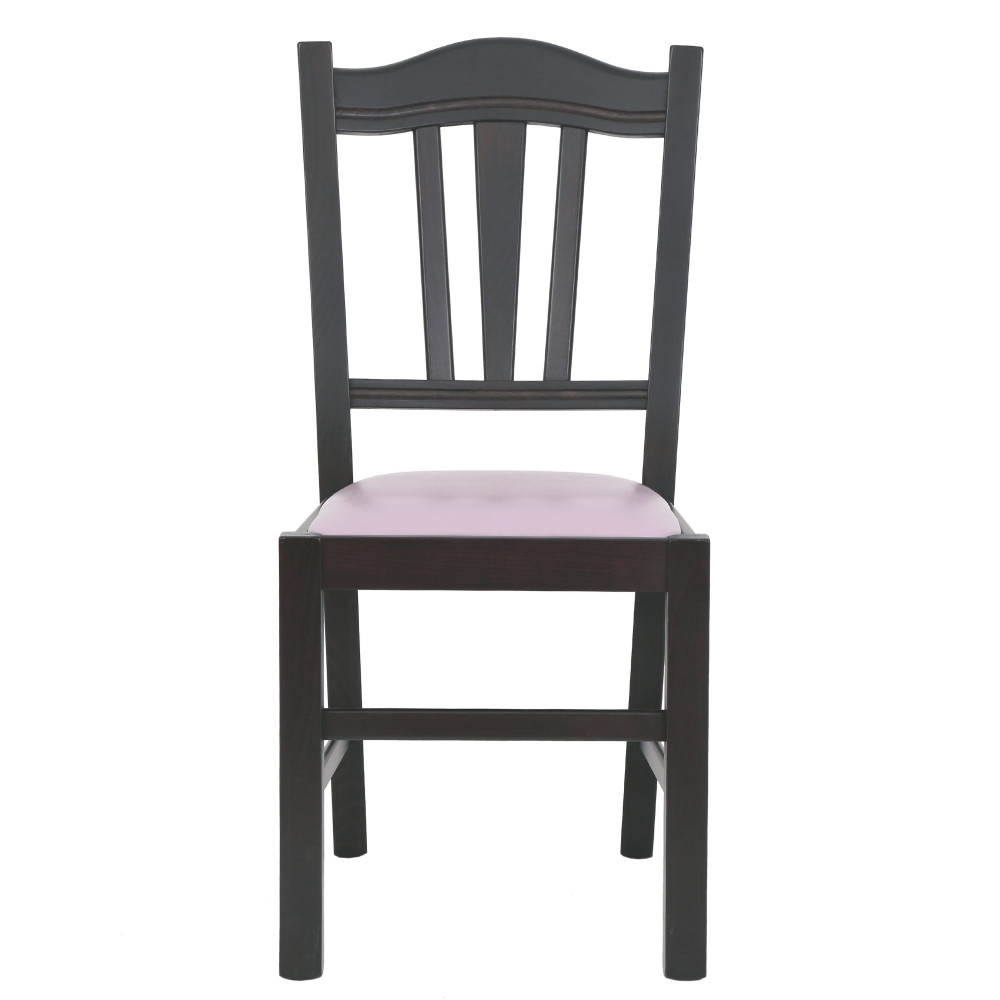 Scaun Silvana - cadru wenge - imitatie piele mov - 21897 Scaun Silvana - cadru wenge - imitatie piele mov - 21897