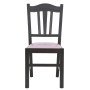 Scaun Silvana - cadru wenge - imitatie piele mov - 21897 Scaun Silvana - cadru wenge - imitatie piele mov - 21897