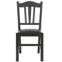 Scaun Silvana - cadru wenge - imitatie piele negru - 21901 Scaun Silvana - cadru wenge - imitatie piele negru - 21901