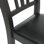 Scaun Silvana - cadru wenge - imitatie piele negru - 21901 Scaun Silvana - cadru wenge - imitatie piele negru - 21901