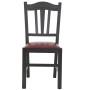 Scaun Silvana - cadru wenge - imitatie piele bordo - 21902 Scaun Silvana - cadru wenge - imitatie piele bordo - 21902