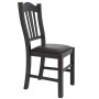 Scaun Silvana - cadru wenge - imitatie piele wenge - 21835 Scaun Silvana - cadru wenge - imitatie piele wenge - 21835