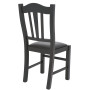 Scaun Silvana - cadru wenge - imitatie piele wenge - 21835 Scaun Silvana - cadru wenge - imitatie piele wenge - 21835