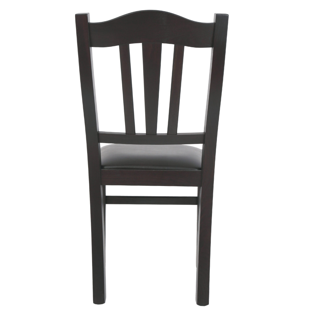 Scaun Silvana - cadru wenge - imitatie piele wenge - 21835 Scaun Silvana - cadru wenge - imitatie piele wenge - 21835