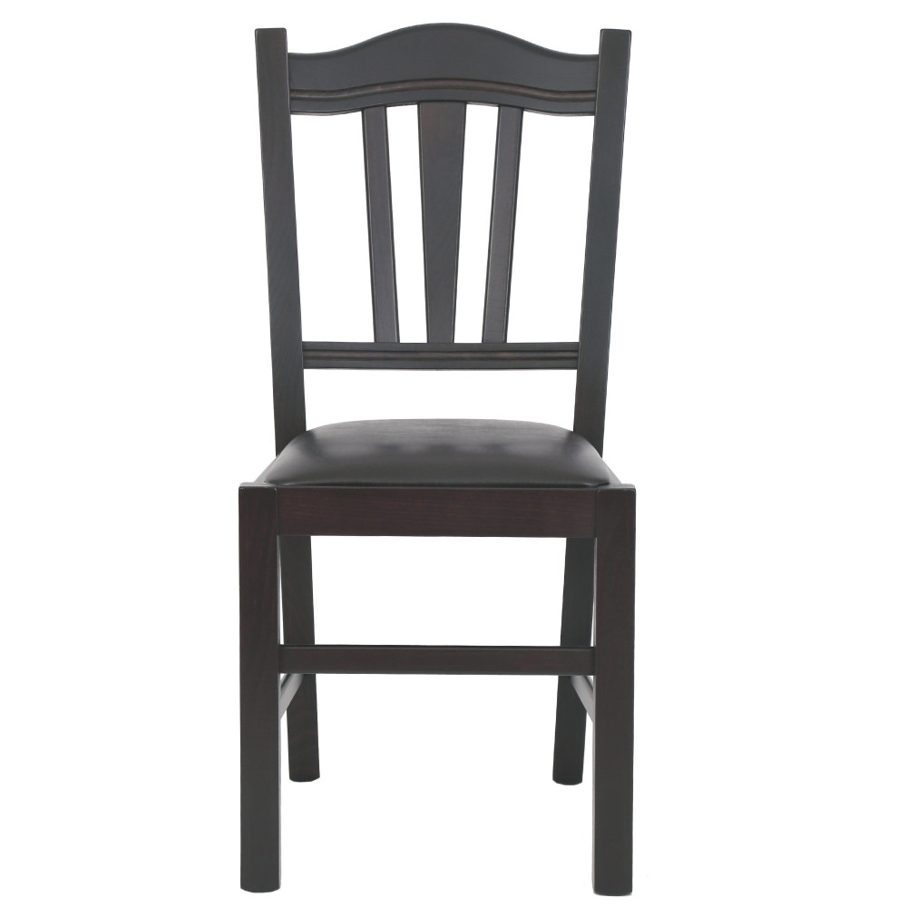 Scaun Silvana - cadru wenge - imitatie piele wenge - 21835 Scaun Silvana - cadru wenge - imitatie piele wenge - 21835