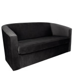 Canapea Tudor - stofa H01 - negru