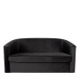 Canapea Tudor - stofa H01 - negru