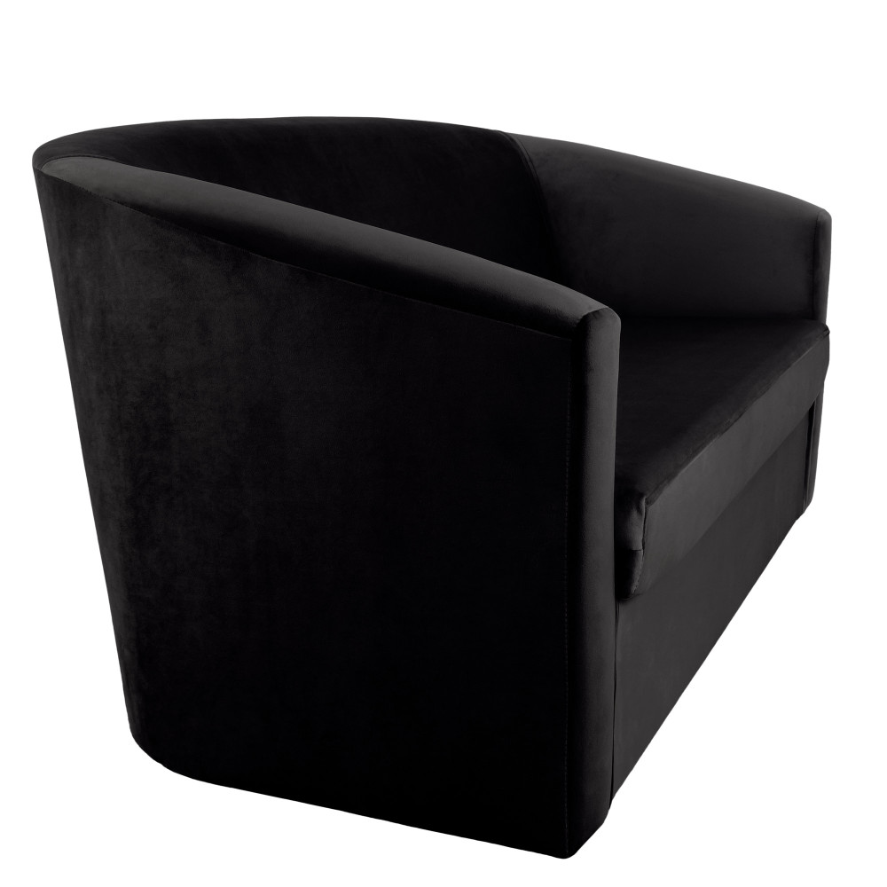Canapea Tudor - stofa H01 - negru
