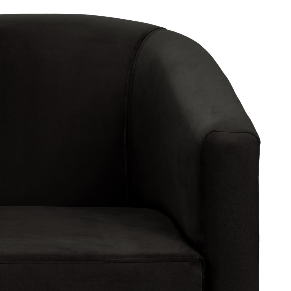 Canapea Tudor - stofa H01 - negru