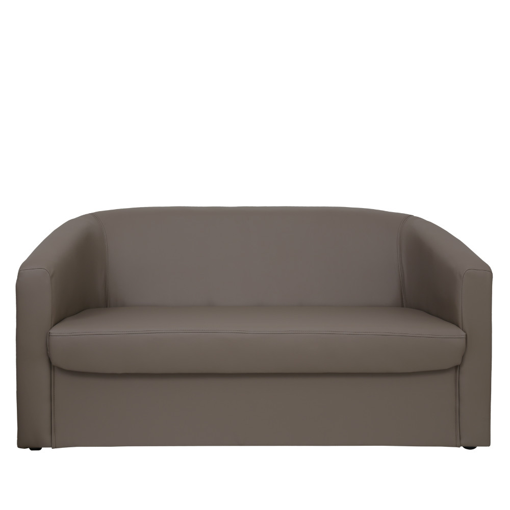 Canapea Tudor imitatie piele -  C06 taupe