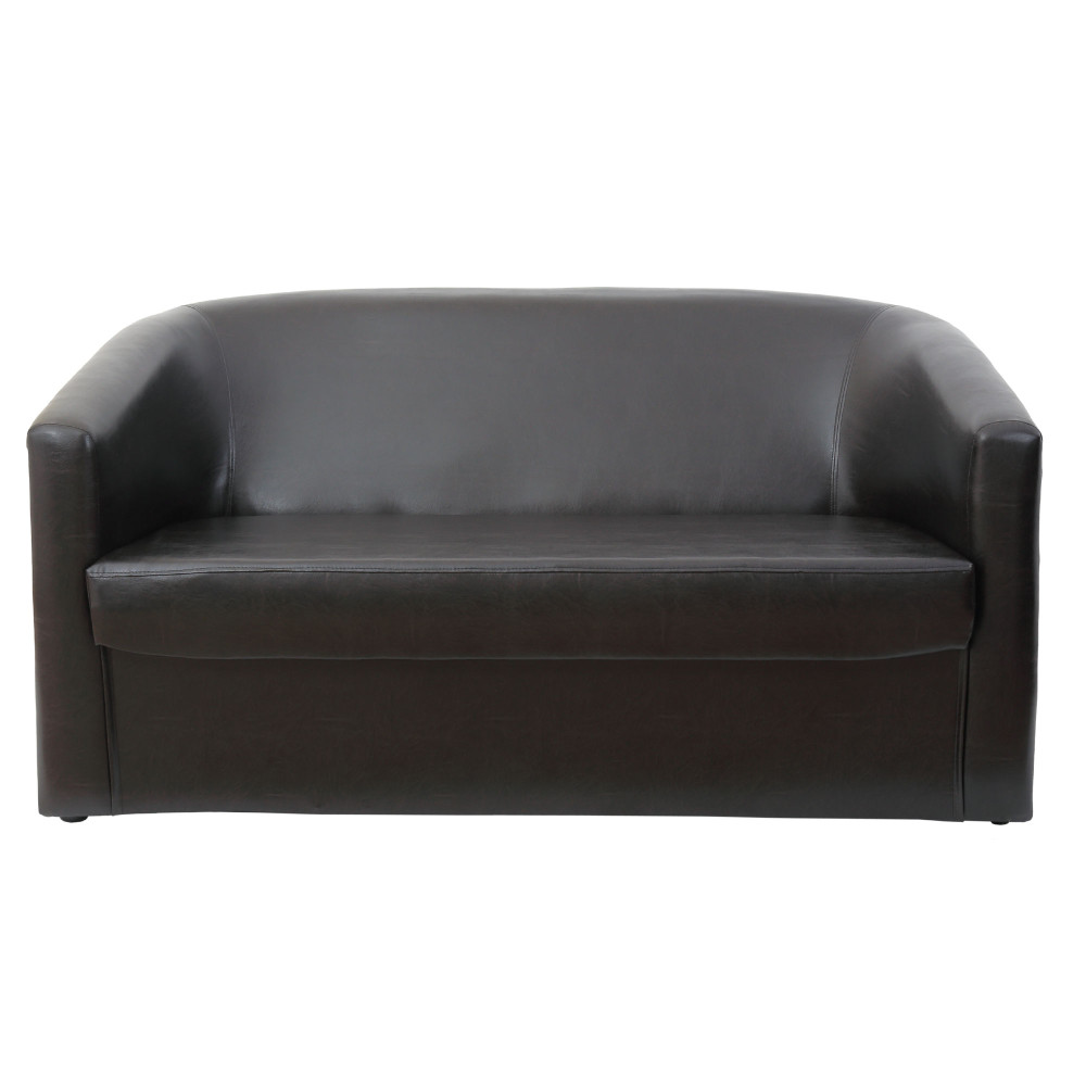 Canapea Tudor imitatie piele - wenge 21835 Canapea Tudor imitatie piele - wenge 21835