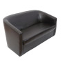 Canapea Tudor imitatie piele - wenge 21835 Canapea Tudor imitatie piele - wenge 21835