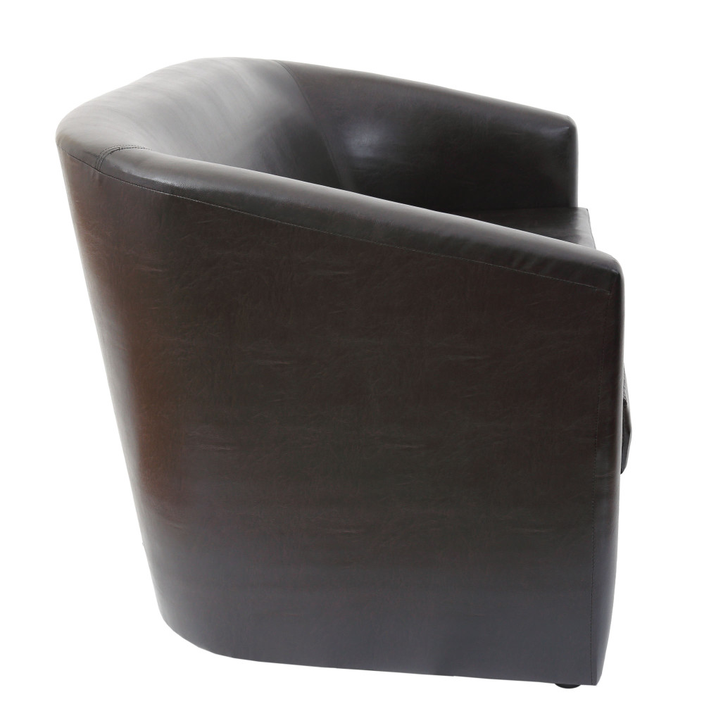Canapea Tudor imitatie piele - wenge 21835 Canapea Tudor imitatie piele - wenge 21835