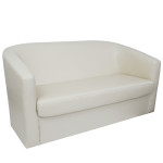 Canapea Tudor imitatie piele - crem 21834