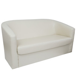 Canapea Tudor imitatie piele - crem 21834 Canapea Tudor imitatie piele - crem 21834