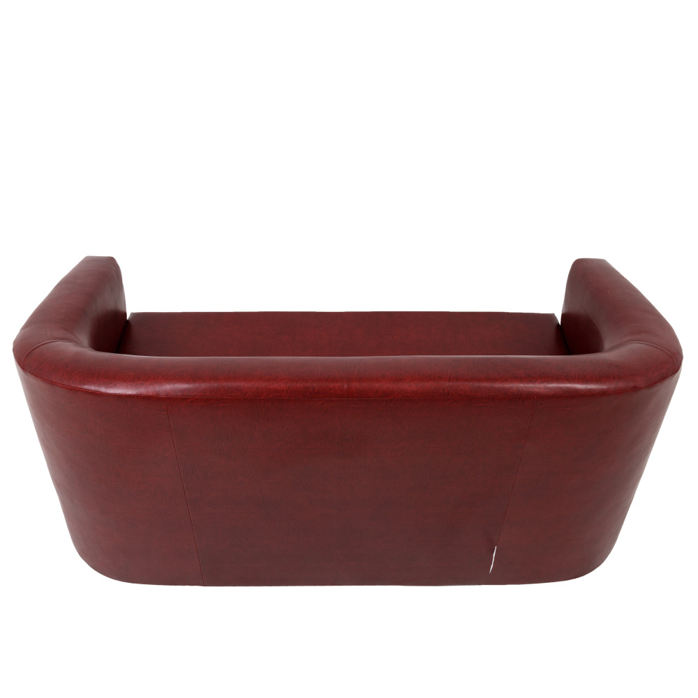 Canapea Tudor imitatie piele - bordo 21902
