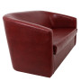 Canapea Tudor imitatie piele - bordo 21902