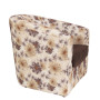 Fotoliu Tudor - stofa CK22/K7 - floral maro Fotoliu Tudor - stofa CK22/K7 - floral maro