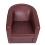 Fotoliu Tudor imitatie piele - bordo 21902 Fotoliu Tudor imitatie piele - bordo 21902