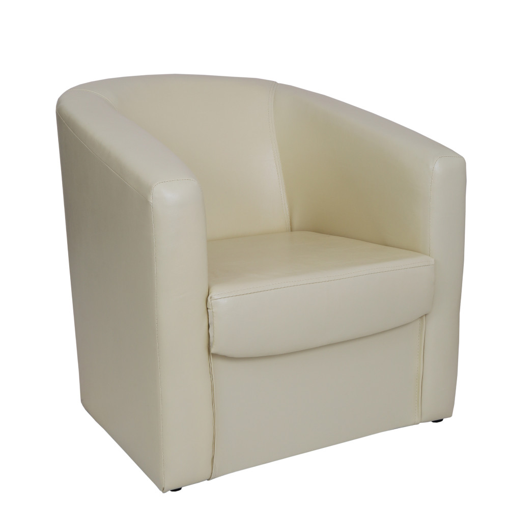 Fotoliu Tudor imitatie piele - crem 21834 Fotoliu Tudor imitatie piele - crem 21834